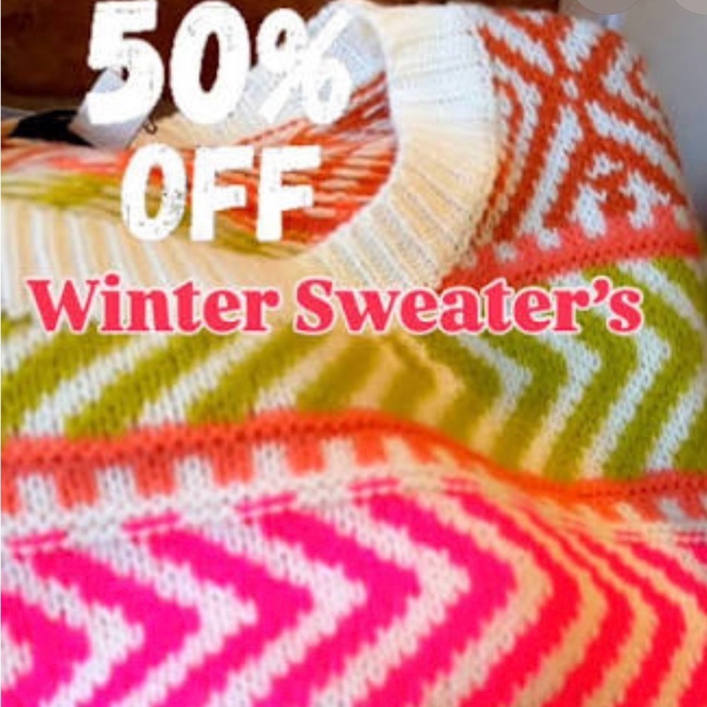 50% Off All Sweaters through Easter!! Make me an offer!!